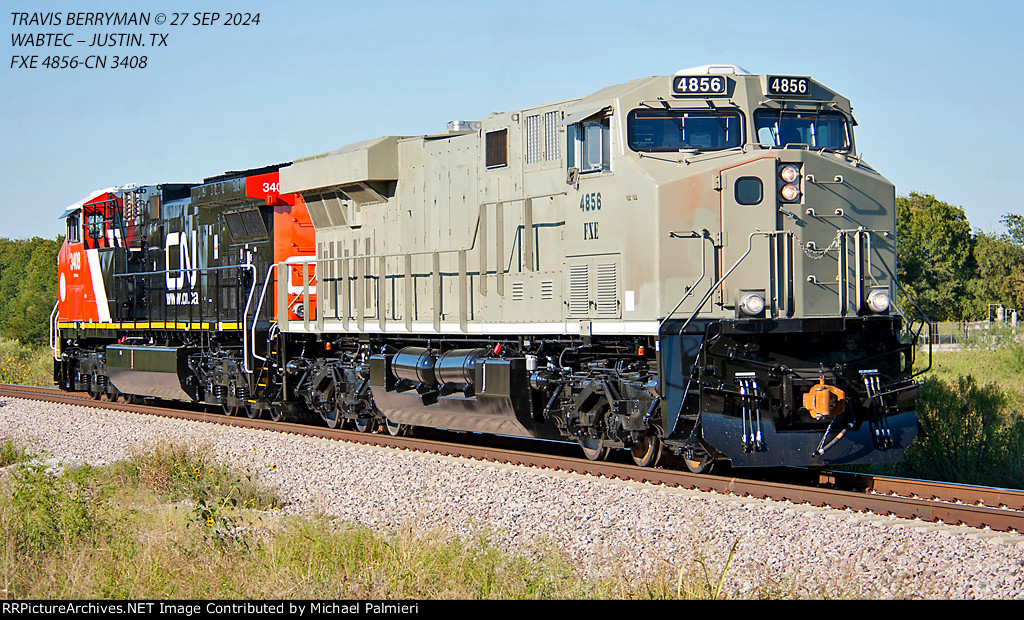 FXE 4856 and CN 3408